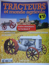 FASCICULE   23 TRACTEURS ET MONDE AGRICOLE FORDSON F