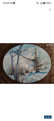 Tableau peinture paysage