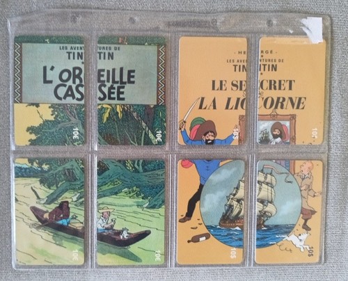 Tintin séries cartes - séries,