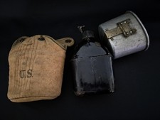 US WW2 /  Gourde US émaillé 1942 ( authentique )