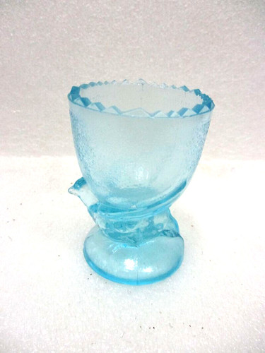 Coquetier verre moulé - coquetier, bleu