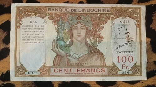 Billet 100 francs banque - billet,