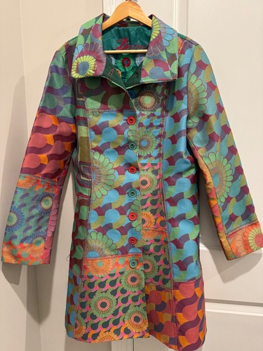 Desigual patchwork coat with - patchwork,