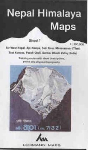 Nepal himalaya mountain maps - nepal,