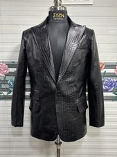 Blazer homme en cuir