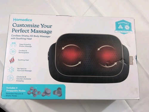 Homedics cordless shiatsu all - cordless,