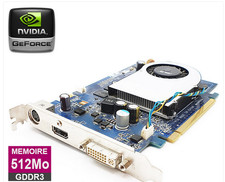 Carte graphique ASUS Nvidia GeForce 8600GT 512Mo GDDR3 PCI-e HDMI DVI S-Video