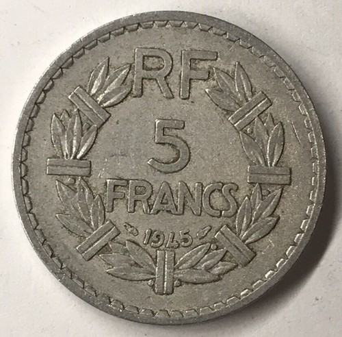 Francs lavrillier alu 1945 - 5,
