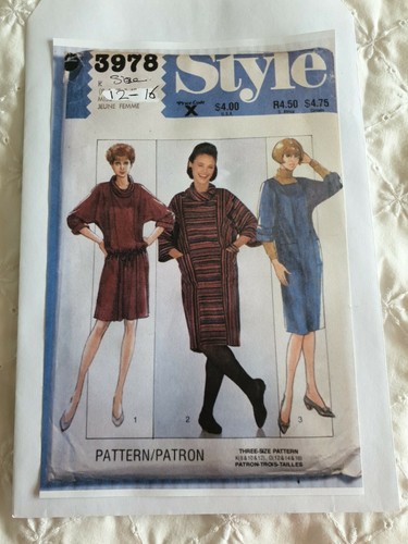 Robe patron couture - style, 3978
