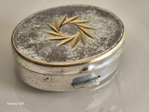 Antique small pill box - pill,