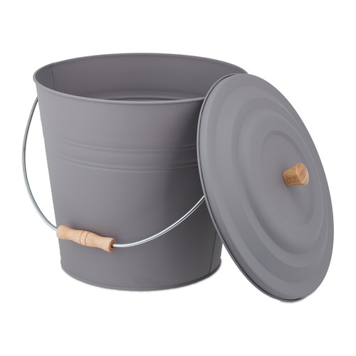 Seau cendre gris - 12,