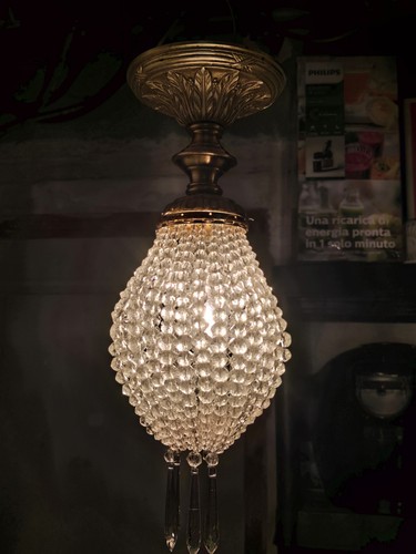 Lustre suspension antique - suspension,