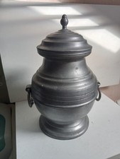 pot ancien en etain hauteur 31
