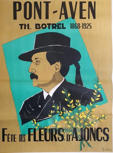 Affiche pont aven fleurs - affiche,