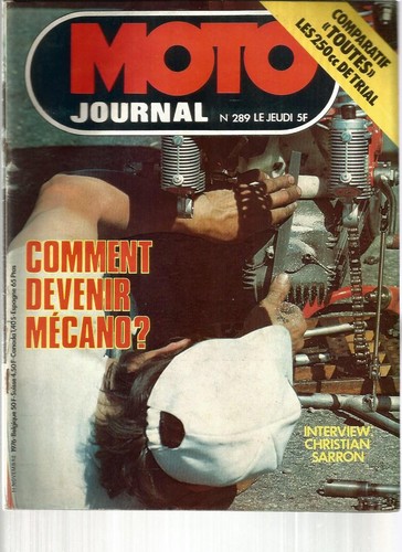 Moto journal 289 - journal, n°289