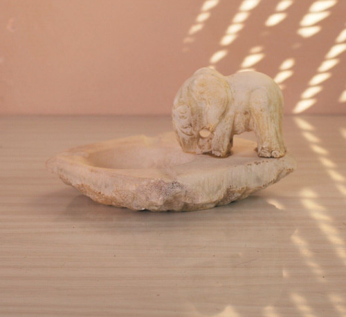 Cendrier sculpté pierre - cendrier,