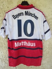 Maillot BAYERN MUNICH MÜNCHEN MATTHÄUS vintage 1998 2000 trikot ADIDAS shirt M