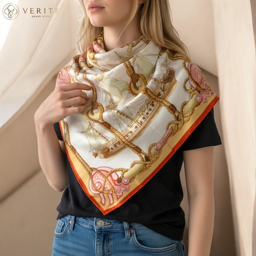 Rare vintage foulard soie - foulard, en