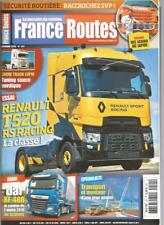 FRANCE ROUTES N°441 RENAULT T520 RS RACING / DAF XF480 / TRANSP. MONTAGE GRUE 