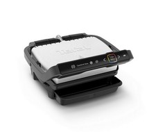 tefal grill viande 2000w inox/noir gc750d12 optigrill elite