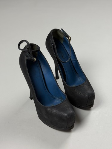 Talons plateforme cuir femme