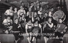 Cart Postcard AUTRICHE AUSTRIA OSTERREICH ALPENSYMPHONIKER ZELL AM SEE PINZGAUER