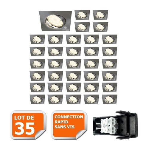 Lot spot encastrable - de, 35