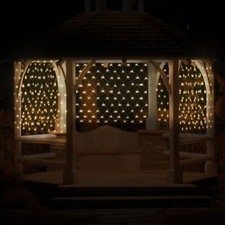 Rideau de filet lumineux de