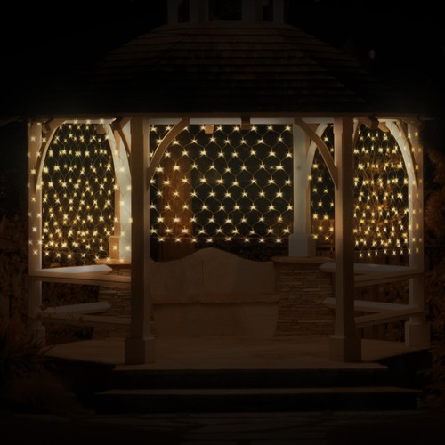 Rideau filet lumineux de - rideau,