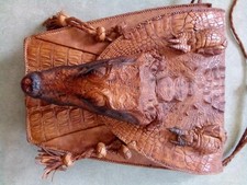 sac cuir, crocodile Véritable