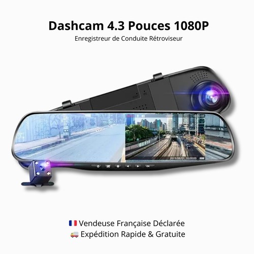 Dashcam voiture rétroviseur - voiture,