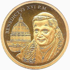 Rare Pièce Or 14k Vatican -