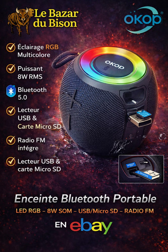 Enceinte bluetooth - 🦬,
