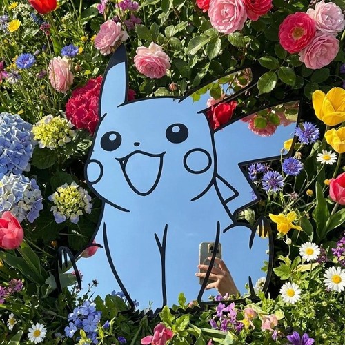 Miroir pokemon kawaii pikachu - miroir,