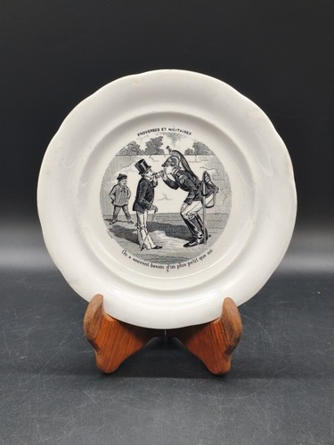 Assiette parlante ancienne