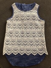 Knit Works Girls Blue & White