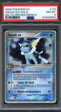 Carte Pokémon Aquali ex 10/113 Rare - Ex Espèces Delta (2006) - FR - PSA 8