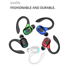 Casque Crochet d'oreille Bluetooth 5.2 Suppression du bruit Microphone intégré