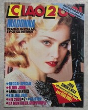 MADONNA DURAN SANDRA JOHNNY LYDON  Blow Monkeys poster Ciao 2001 magazine 