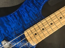 Basse électrique Lakland SL44-94 Deluxe Blue translucide 4 cordes d'occasion