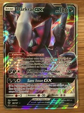 Carte Pokémon Darkrai GX 88/147 SL3 Soleil & Lune Ombres Ardentes FR NEUF
