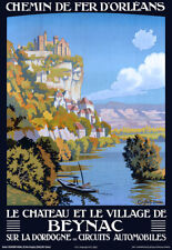 Affiche chemin de fer Orléans