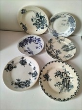 Ensemble 6 assiettes terre de