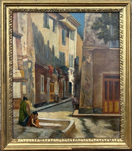 Original antique 1940 - 1940’s, oil