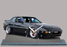 PORSCHE 944 CABRIOLET NOIR-07 en horloge miniature