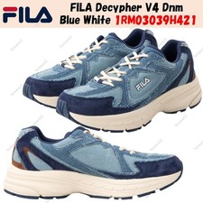 Taille homme FILA Decypher V4 Dnm bleu blanc 1RM03039H421
