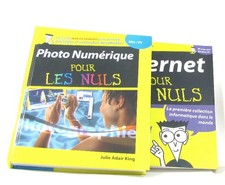 Lot de deux livres La photographie numérique pour les nuls - Internet pour