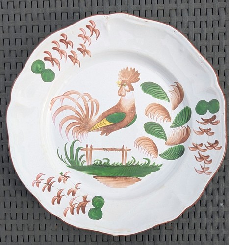 Plat service faïence - plat, de