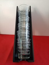 6 verres expresso café