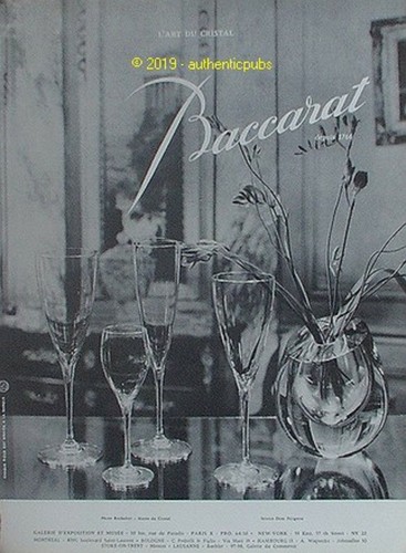 Publicite baccarat service dom - publicite,